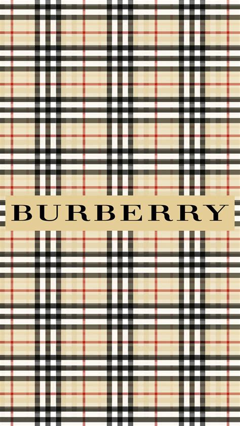 Burberry pattern wallpaper